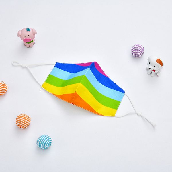 

life fashion dustproof breathable printed rainbow cotton mask