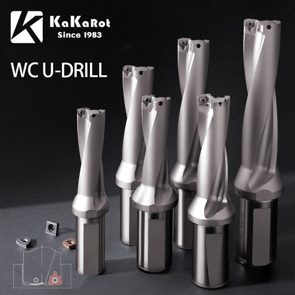 

kakarot wc series drill bites metal drill bites inser drill 13mm-50mm depth 2d 3d 4d indexable u machinerylathescnc