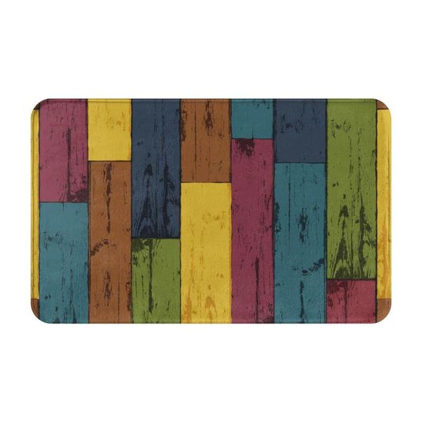 

carpets 50x80cm doormat colorful wooden carpet for bedroom kitchen door decorative non-slip