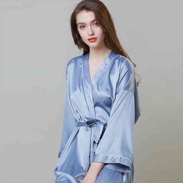 

silk kimono robe bathrobe satin women sleepwear robes night grow bridesmaid summer plus size, Black;red