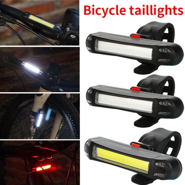 

bike lights bicycle rear light black waterproof taillights abs rechargeable lithium battery led
