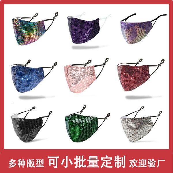 

sequin cotton fashion personality dustproof breathable wash mask