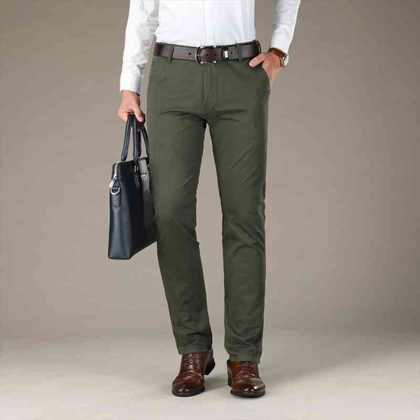 

vomint mens casual basic pants simple trousers regular straight pocket details trousers stretch pants male big size 44 46, Black