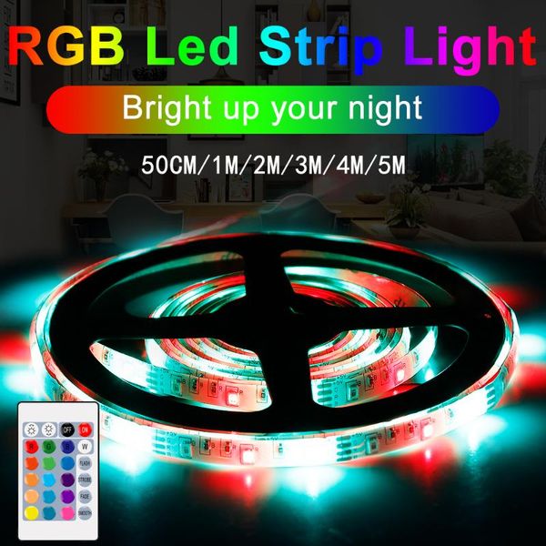 

strips dc 5v led strip rgb light tape smd 2835 waterproof lamp 1m 2m 3m 4m 5m usb diode ribbon flexible for cabinet decor
