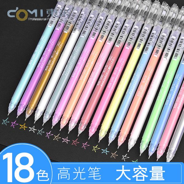 

painting pens dongmi dm535 high gloss pastel neutral creative diy po album graffiti hand account drawing greeting card black paper color pen, Black;red