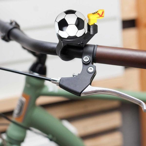 

bike horns bicycle bell aluminum alloy mtb horn sound alarm soccer ball football for safety cycling call accessories