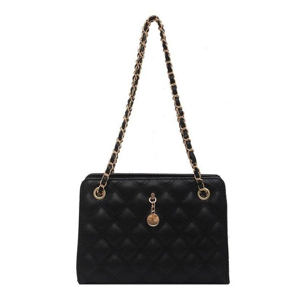 

evening bags 2021 european and american fashion casual tide chain lingge ladies bag wild shoulder messenger small square