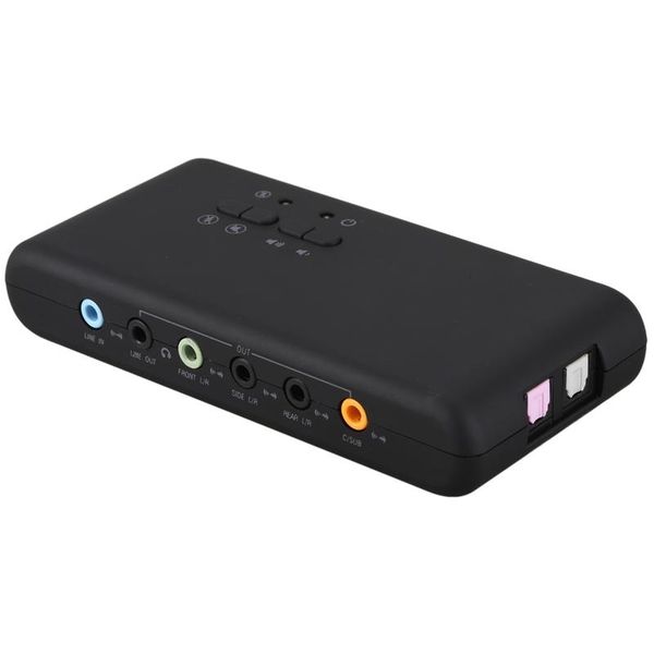 

7.1 sound card usb 2.0 cmi6206 chipset audio device class spec1.0 and hid spec 8 channel dac output cards