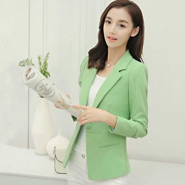 

women's suits & blazers 2021 spring and autumn korean version of slim thin small suit all-match business jacket casual, White;black