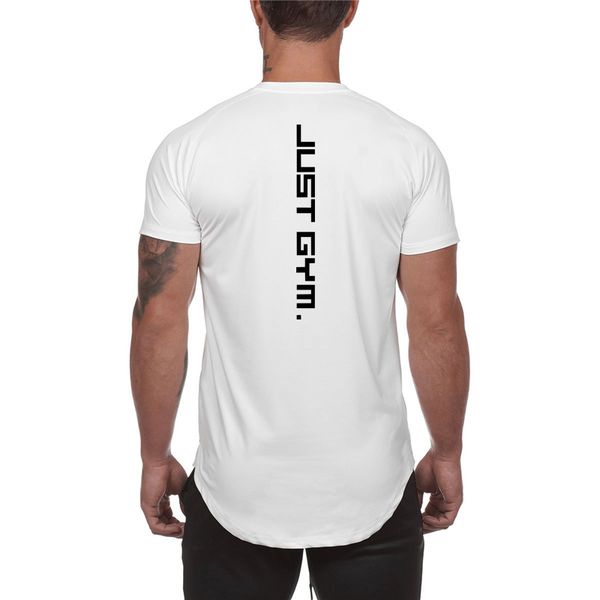 

summer fitness t shirt men o neck mesh mens short sleeve t-shirt quick dry tee male slim fit gym tee shirt homme 210421, White;black