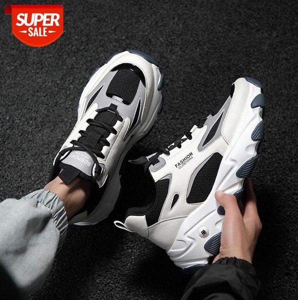 

daddy shoes men's ins super net red large size all-match #lr05