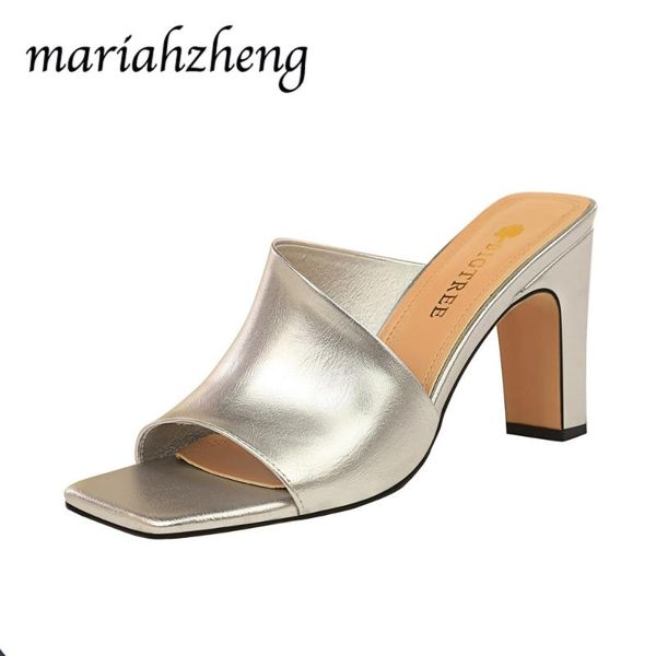 

dress shoes ltarta 8.5cm heels daily female slippers simple hollow thick high-heeled fish mouth womens ds, Black