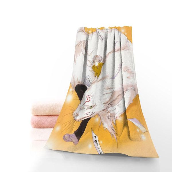 

towel custom natsume's book of friends 35x75cm fitness sports portable quick-drying yoga outdoor bamboo fiber