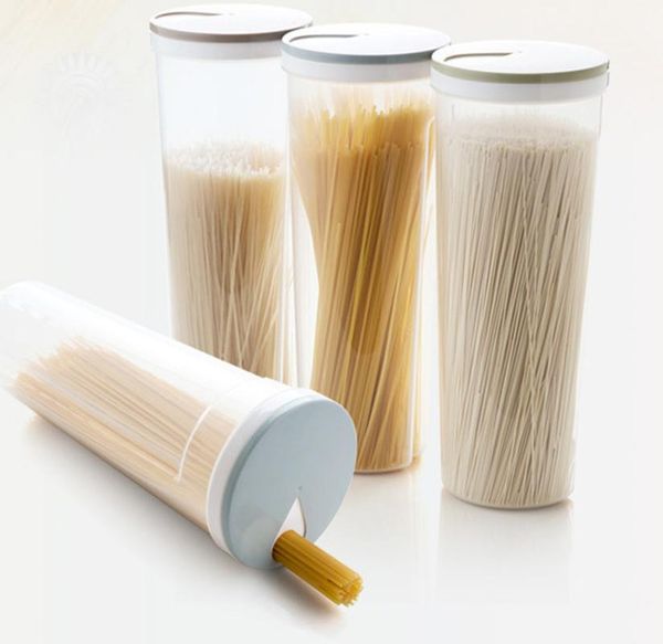

storage bottles & jars kitchen tank container refrigerator noodle organizer whole grain fresh-keeping box transparent sealed