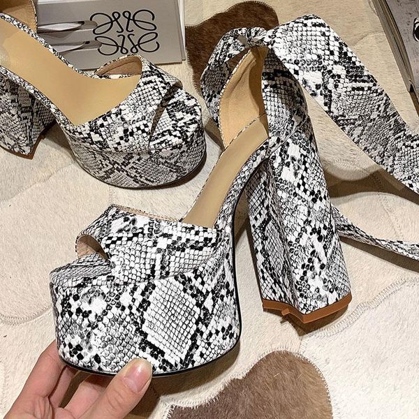 

platform women sandals super high heels cute shoes for ladies fashion #y0310634f, Black