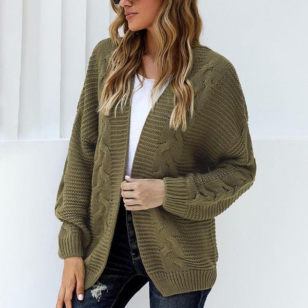 

women's vests knit sweater women autumn 2021 female casual long sleeve solid cardigan knitted sweaters coat femme winter warm clothes, Black;white