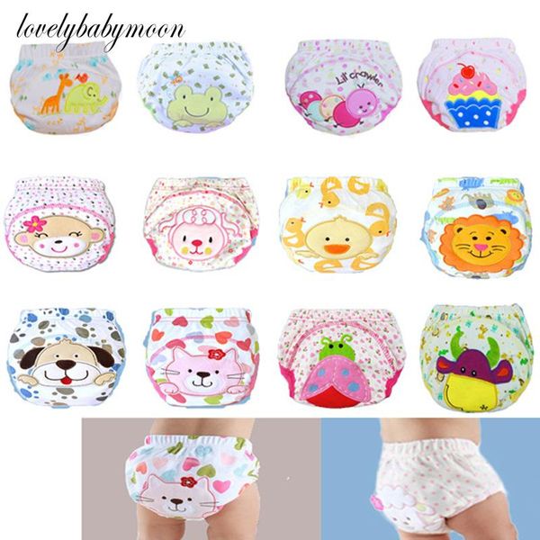 

baby cotton training pants panties diapers reusable cloth diaper nappies washable infants children underwear nappy changing