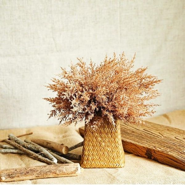 

decorative flowers & wreaths 1 bunch, 37cm long artificial flowers,rime,autumn ins rose wall dried branch flowers,artificial home decoration