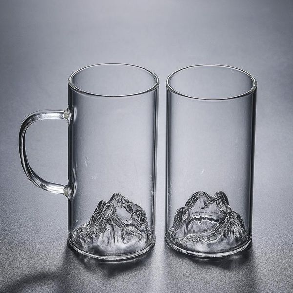 

wine glasses whiskey glass transparent tea cup small coffee wooden mountain-like holder clear household water