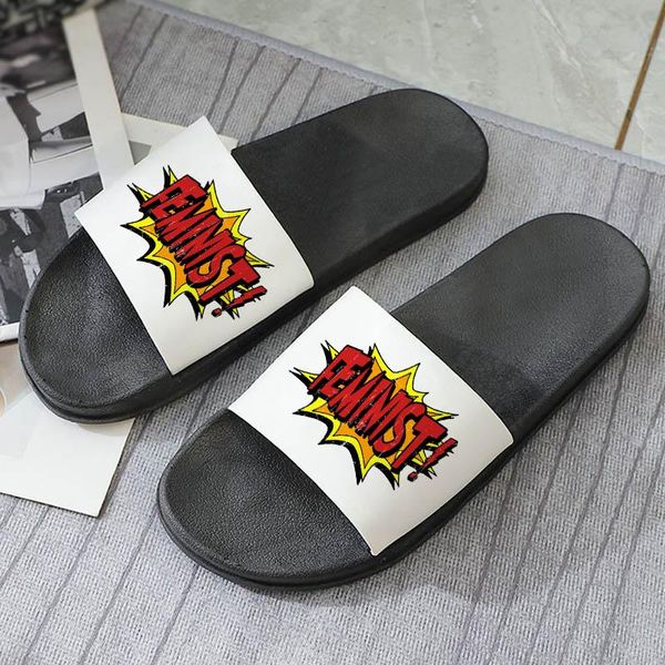 

slippers retro fashion spring summer vouge harajuku indoor and outdoor pattern comfortable women slipp, Black
