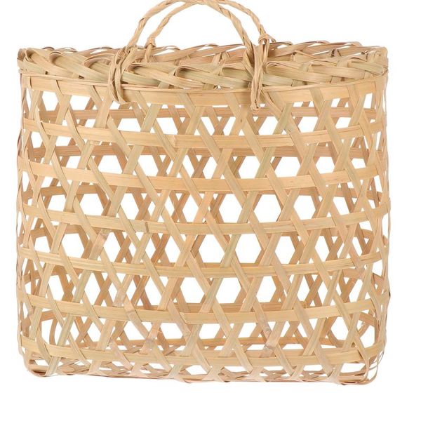 

storage baskets 1pc bamboo woven fruit basket tea snack portable picnic