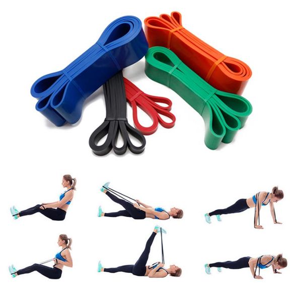 

fitness pull up loop heavy duty resistance band elastic expander equipment yoga workout strengthing training gym home bands