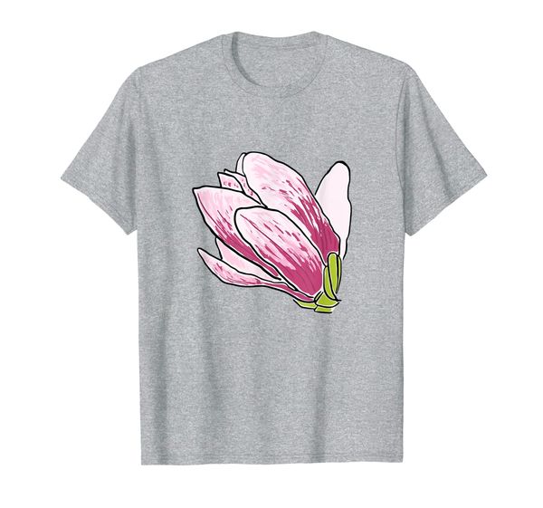 

pink magnolia t-shirt, White;black