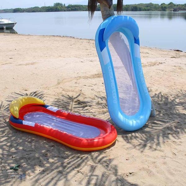 

pool & accessories summer water hammock swimming beach pvc air mattress lounger floating sleeping cushion inflatable bed