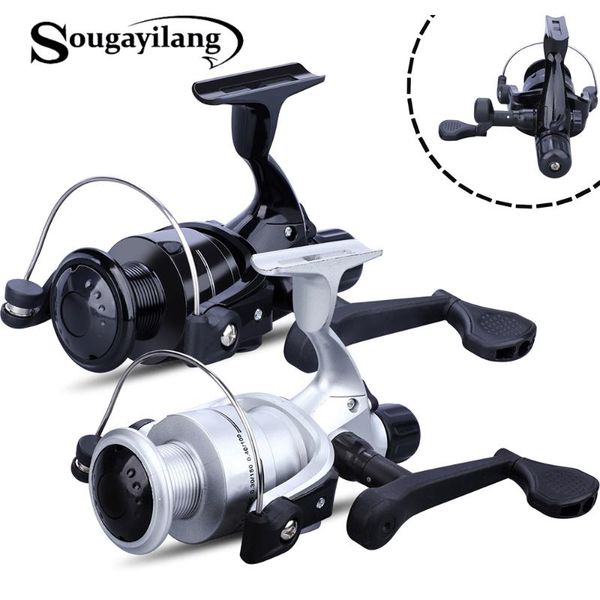 

sougayilang abs carp fishing reel 5.1: 1 spinning for carps trout bass smooth aluminum wheel baitcasting reels