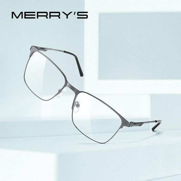 

fashion sunglasses frames merry's men titanium alloy ultralight glasses frame business style male square eye myopia prescription eyegla, Black