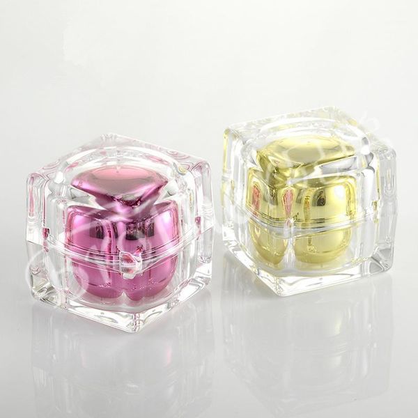 

storage bottles & jars wholesale 30g empty acrylic crystal cream bottle high-grade cosmetics packaged mask refillable makeup