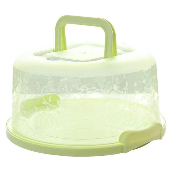 

storage bottles & jars portable cupcake carrier preservation boxwith handle transparent cake box