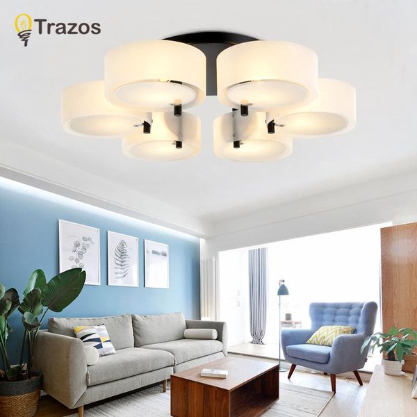 

ceiling lights trazos modern led black for living room bedroom 95-265v indoor lighting lamp fixture luminaria teto