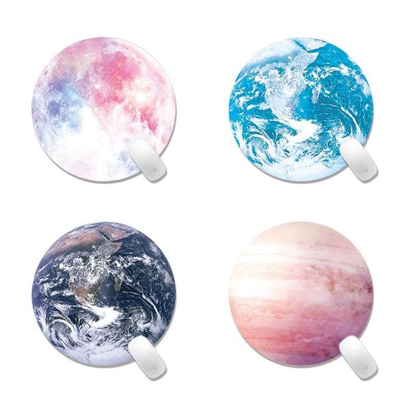 

mouse pads & wrist rests 2021 crative pad round star sky mousepad home office desk mat compute gaming accessories for lapplanet series