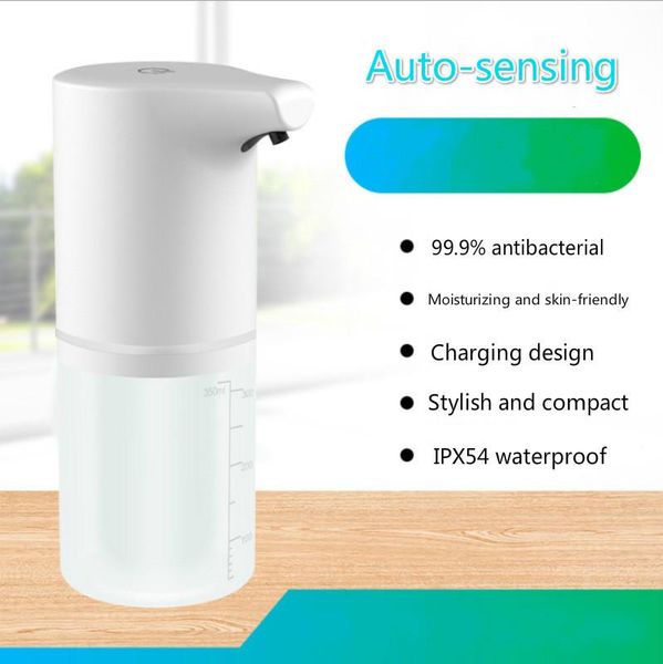 

liquid soap dispenser automatic usb charging infrared induction sensor hand washer sanitizer touchless foam bathroom accessories