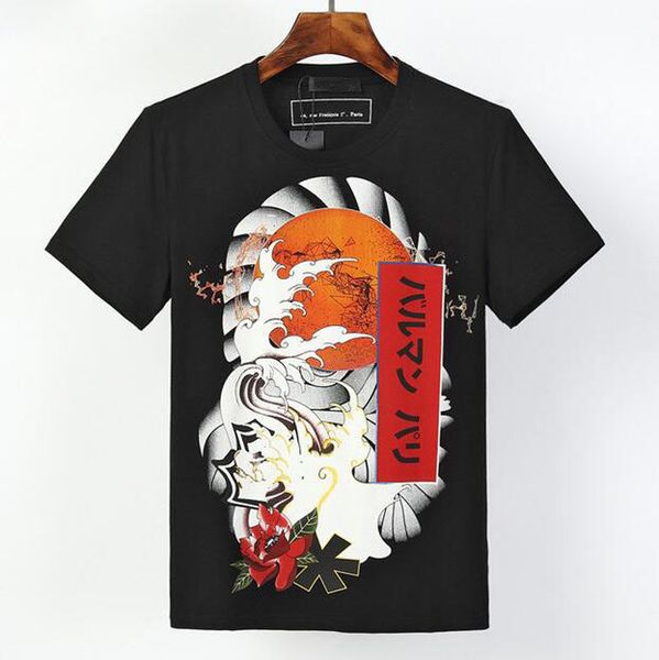 

women europe paris fashion clothes brand man men t shirts men's clothing cotton print letter short sleeve t-sh, White;black