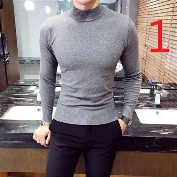 

men's t-shirts autumn long-sleeved t-shirt v-neck sweater korean version of slim silk keuz, White;black