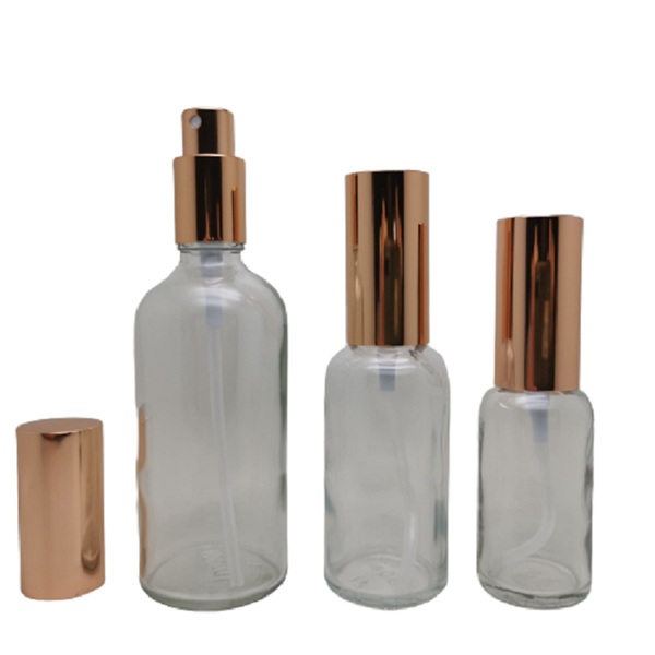 

storage bottles & jars 5ml~100ml glass spray bottle rose gold cap atomizer perfume cosmetic container beauty fine mist 15pcs