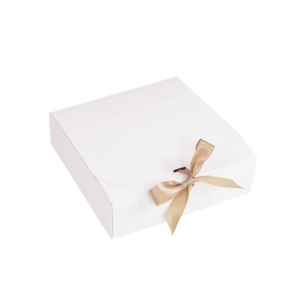

gift wrap 5pcs flip lids paper pacakge box with ribbon bow candy cookie biscuit cake packaging case wedding favors christmas birthday