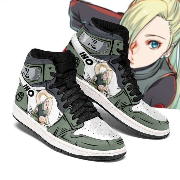 

narutos ino yamanaka shoes uniform costume anime sneakers