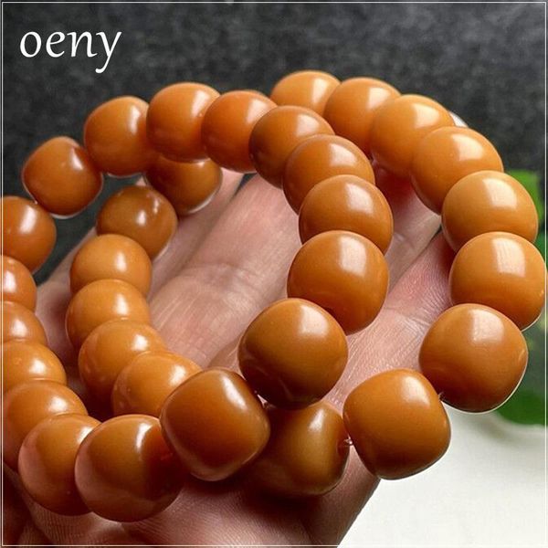 

link, chain oeny white jade bodhi beads rhubarb root hand men and women ethnic jewelry weathered bracelet, Black