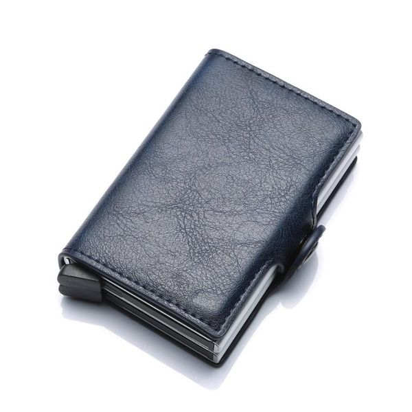 

storage bags rfid up holder wallet multi-slot card case pu security blocking