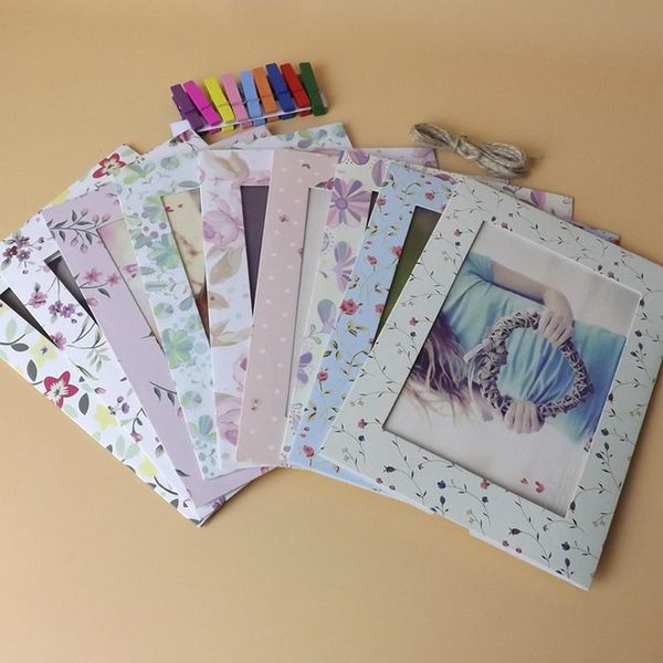 

frames 9pcs/set po frame 6 inch creative gift diy wall hanging paper picture