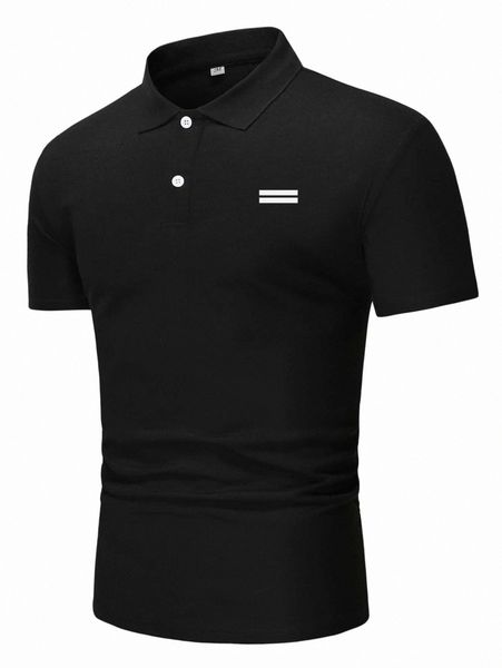 

men stripe panel polo shirt t1uj#, White;black