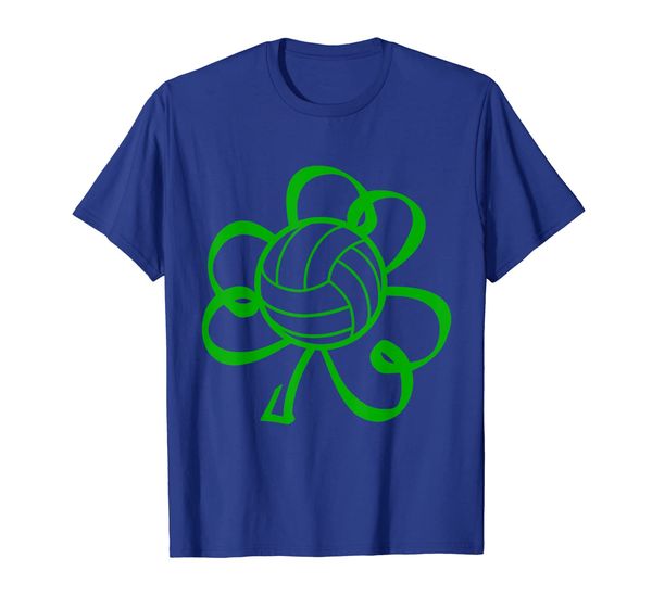 

volleyball shamrock st.patrick's day t-shirt, White;black
