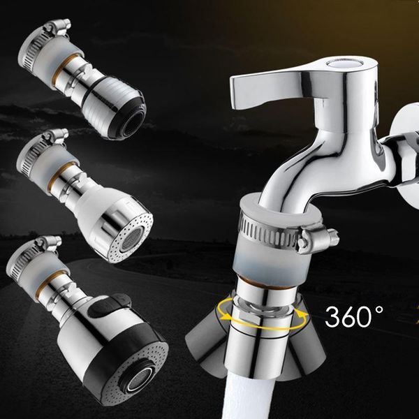 

other faucets, showers & accs kitchen faucet aerator water bubbler 360 degree rotating saving no thread accessories