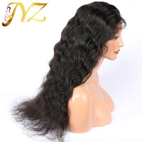 

lace front human hair wigs 130 density filipino loose deep wave pre plucked hairline remy natural color1, Black;brown