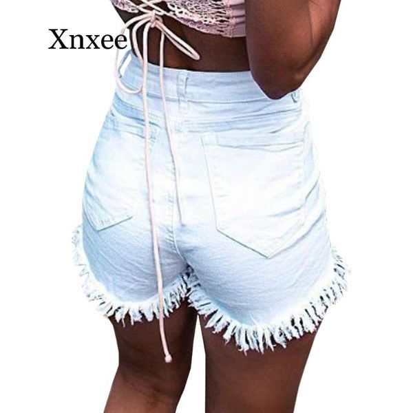 

women's shorts 2021 beach young girl daughter gift swim summer tassel denim skinny high waisted button pockets casual women jean, White;black