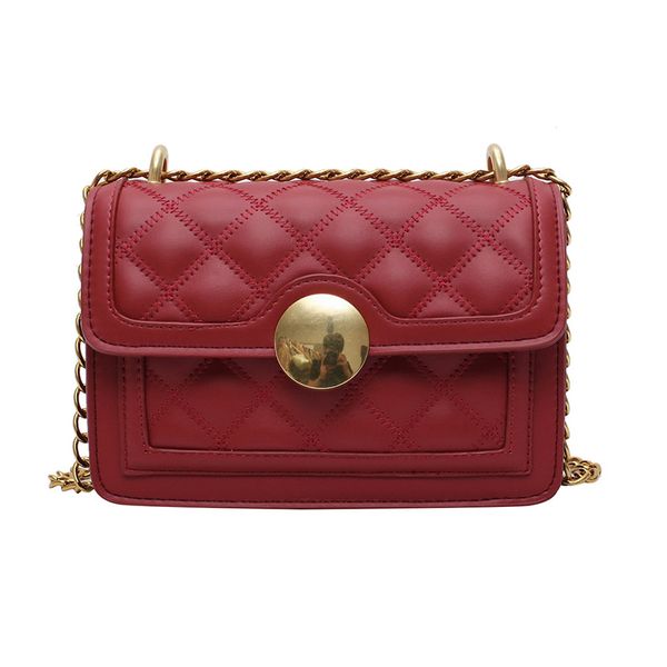 

shoulder messenger chain 2021 korean version of bag style new summer handbags pu leather cross-border fashion the small square sing mimjd