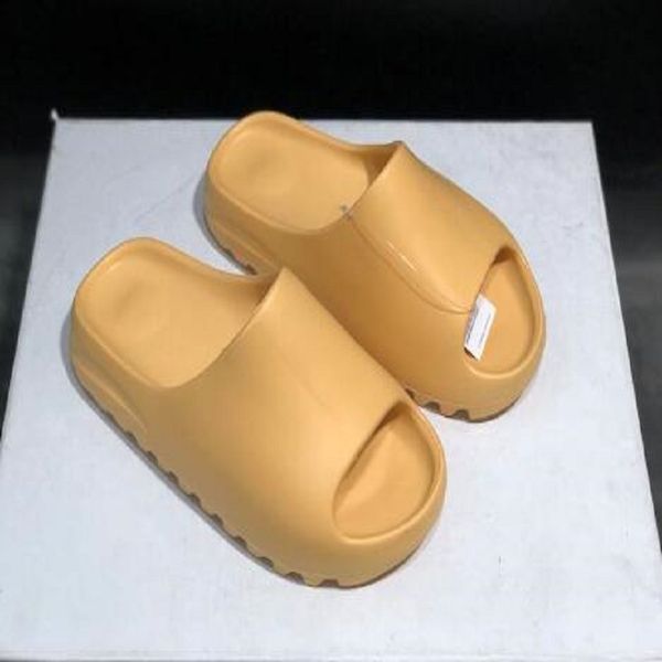 

with box slides fashion shoe bone resin earth brown desert sand oringals women mens kids slippers eva foam runner beach slipper sandals